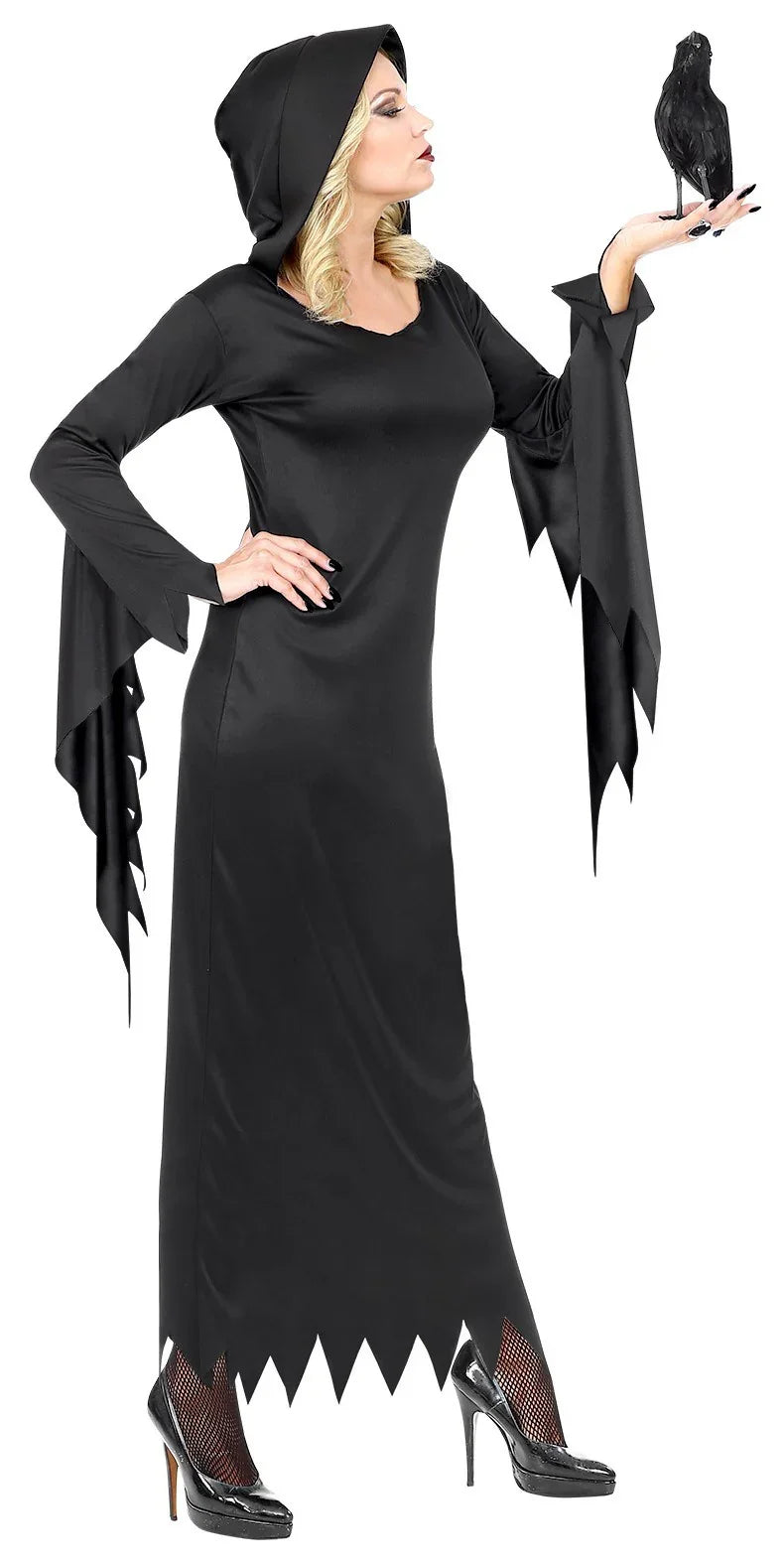 Disfraz de La Muerte con Túnica Negra para Mujer La Muerte Widmann